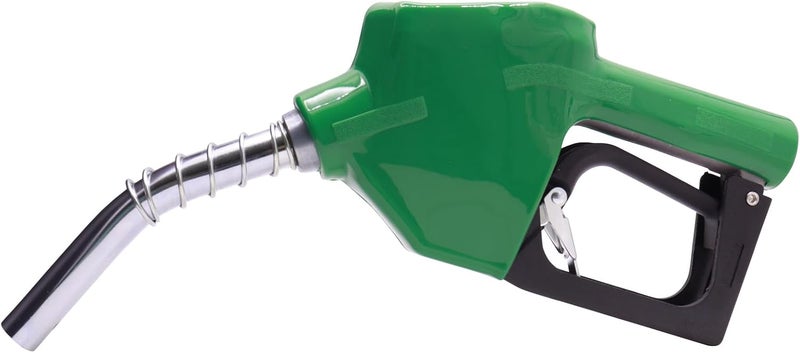 PANCYCW 3/4"Inch NPT Auto Shut Off Green Fuel Nozzle Kit with 360° Hose Swivel Fuel Transfer Pump Nozzle Fitting Connecter 13/16"Spout 16 GPM Flow Rate Mess-Free Refueling for Gasoline Diesel Kerosene - Image 2